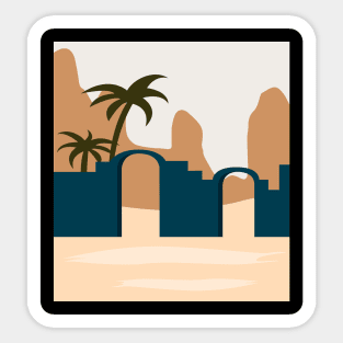 DESERT ART Sticker